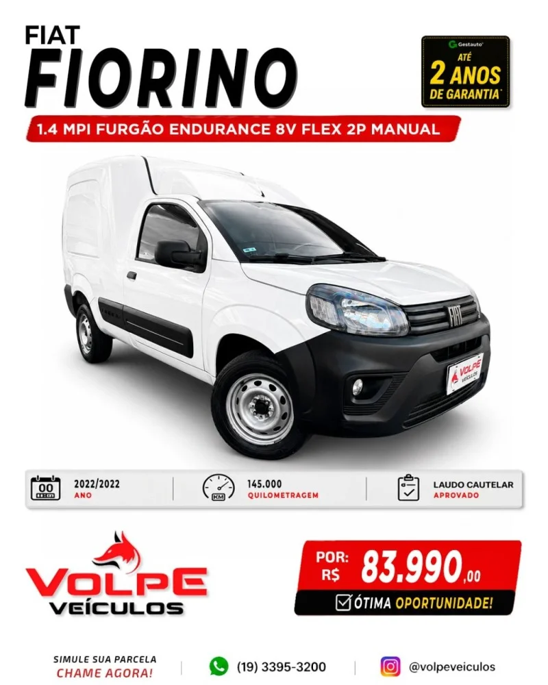 Fiat Fiorino Endurance EVO 1.4 Flex 8V 2p