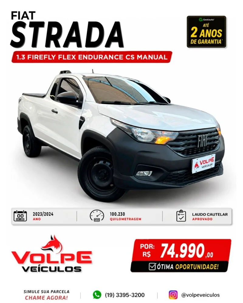 Fiat Strada Endurance 1.3 Flex 8V CS Plus