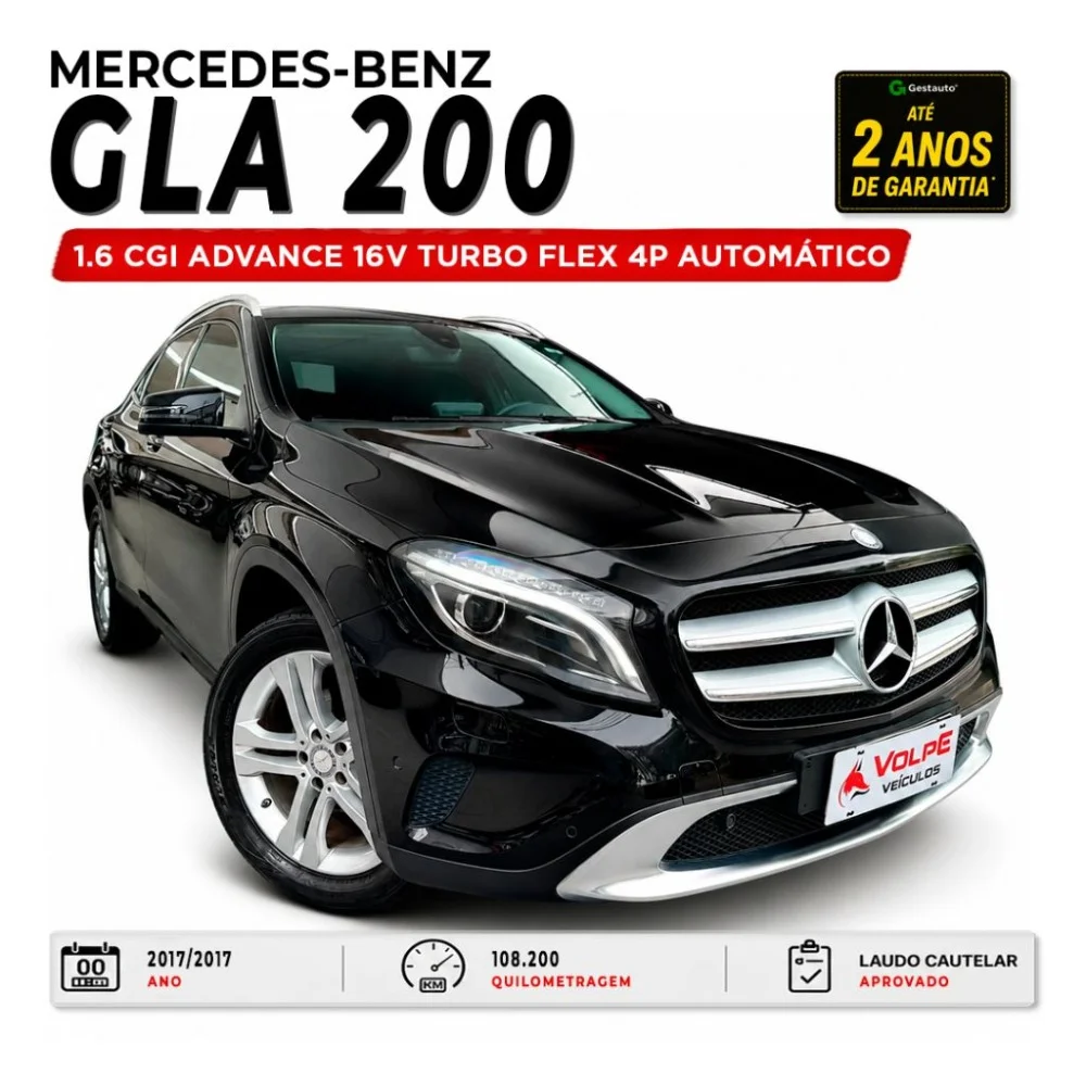 Mercedes-Benz GLA 200 Advance 1.6/1.6 TB 16V Flex Aut.